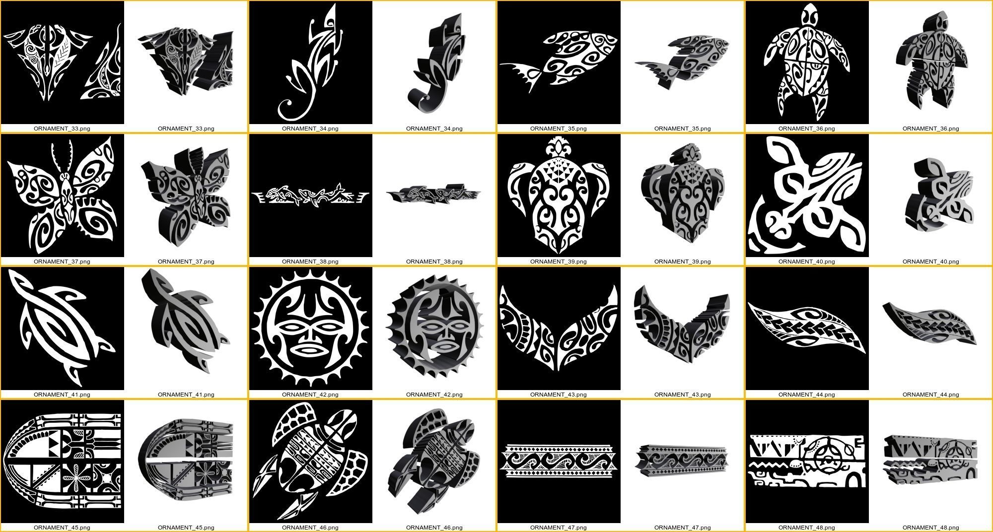 POLINESIA ORNAMENTS part 1 3D model_3