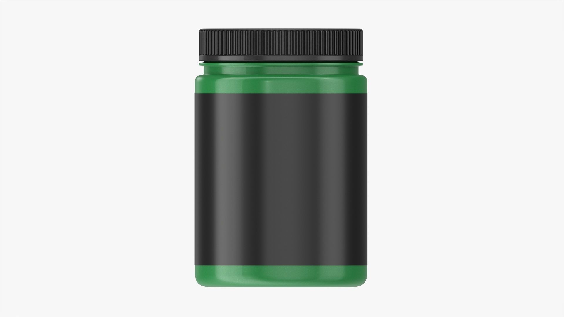 Plastic Jar Mockup 15 3D model_5