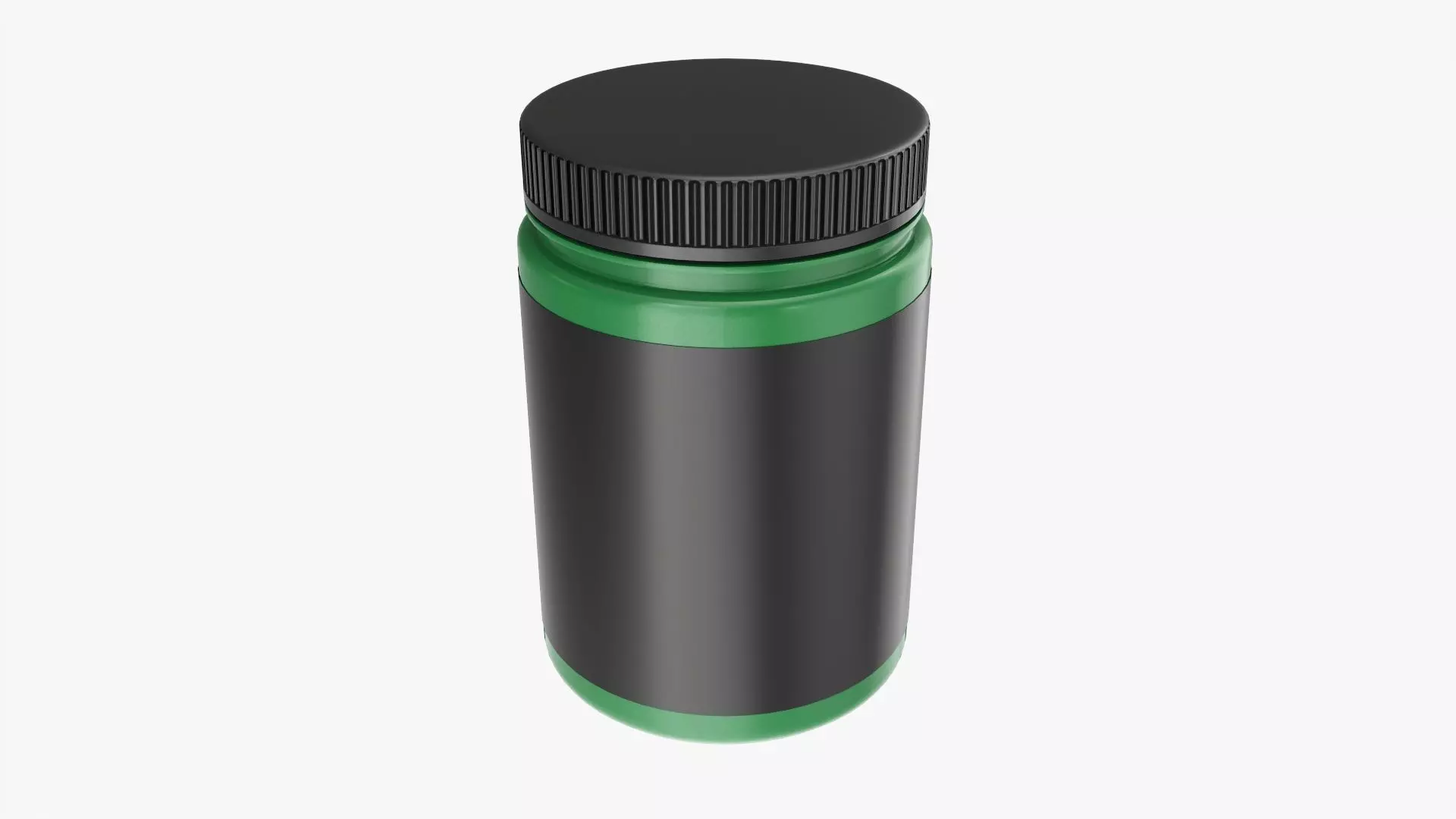 Plastic Jar Mockup 15 3D model_0