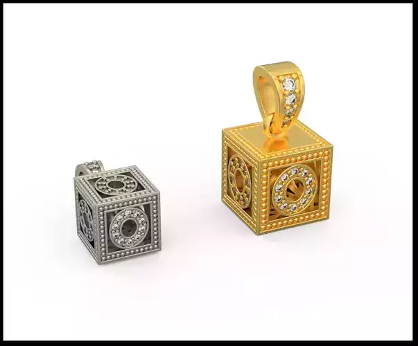 BOX LETTER O 3D print model