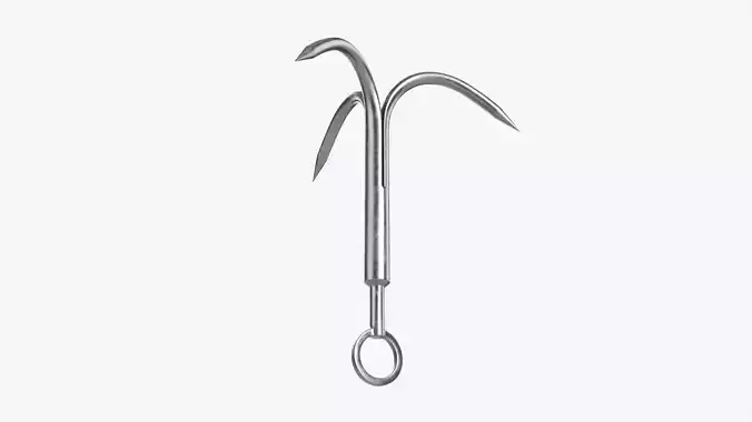 Grappling stainless steel hook 