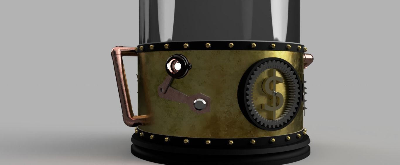 MONEY BOX-PIGGY BANK-ALCANCIA-HUCHA- 3D print model_3