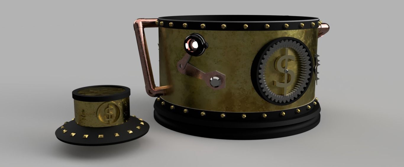 MONEY BOX-PIGGY BANK-ALCANCIA-HUCHA- 3D print model_6