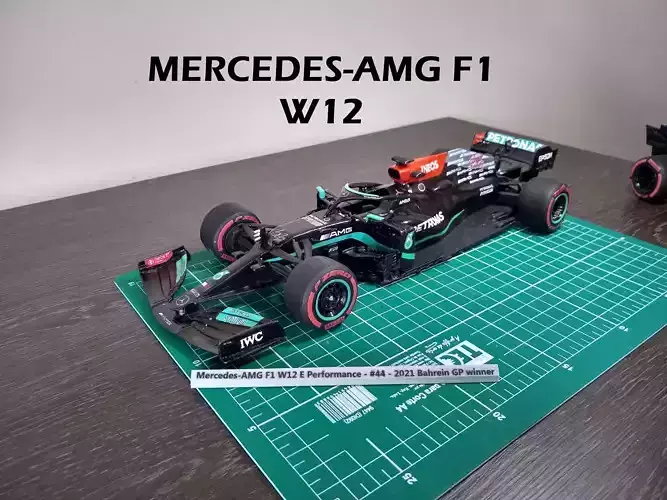 3D PRINTABLE MERCEDES 2021 F1 CAR 3D print model