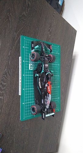 3D PRINTABLE MERCEDES 2021 F1 CAR 3D print model 3