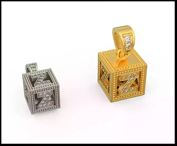 BOX LETTER Y 3D print model