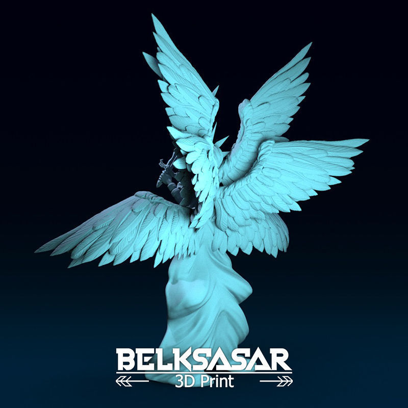 Angel of Justice 3D print model_5