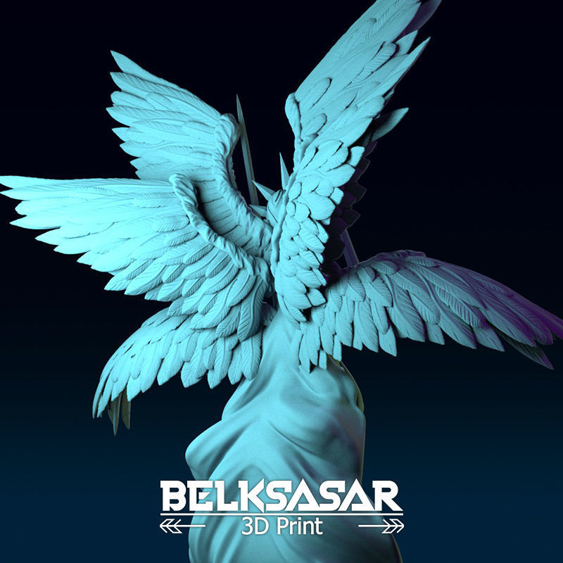 Angel of Justice 3D print model_21