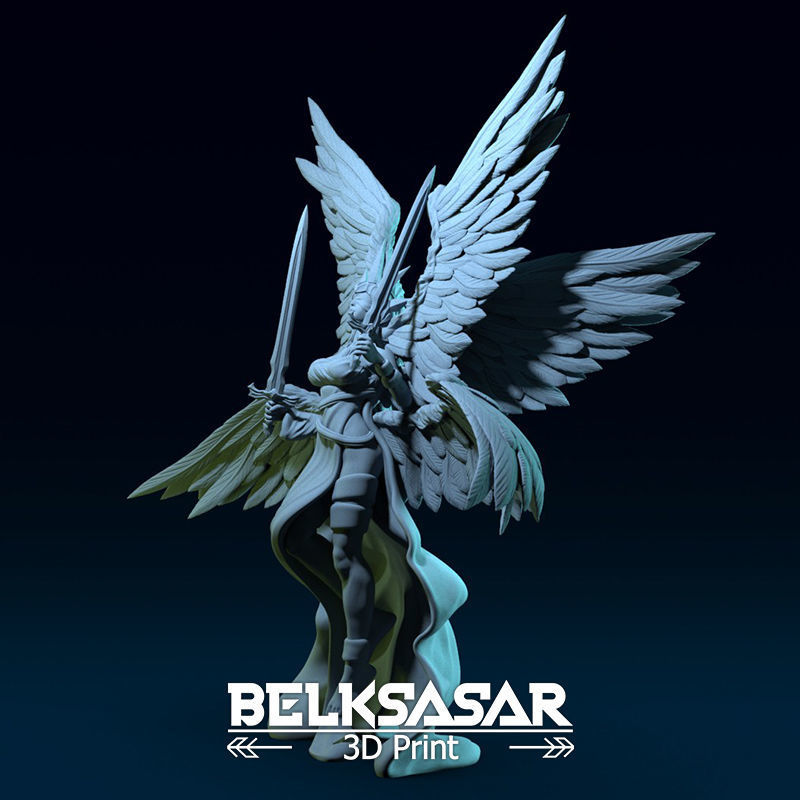 Angel of Justice 3D print model_3
