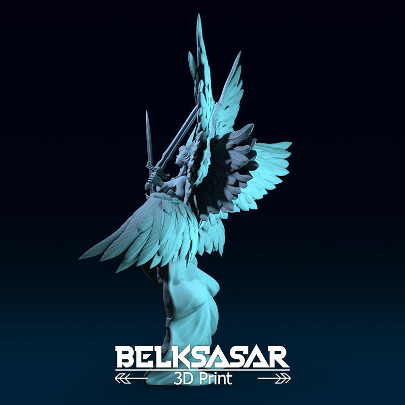 Angel of Justice 3D print model_4