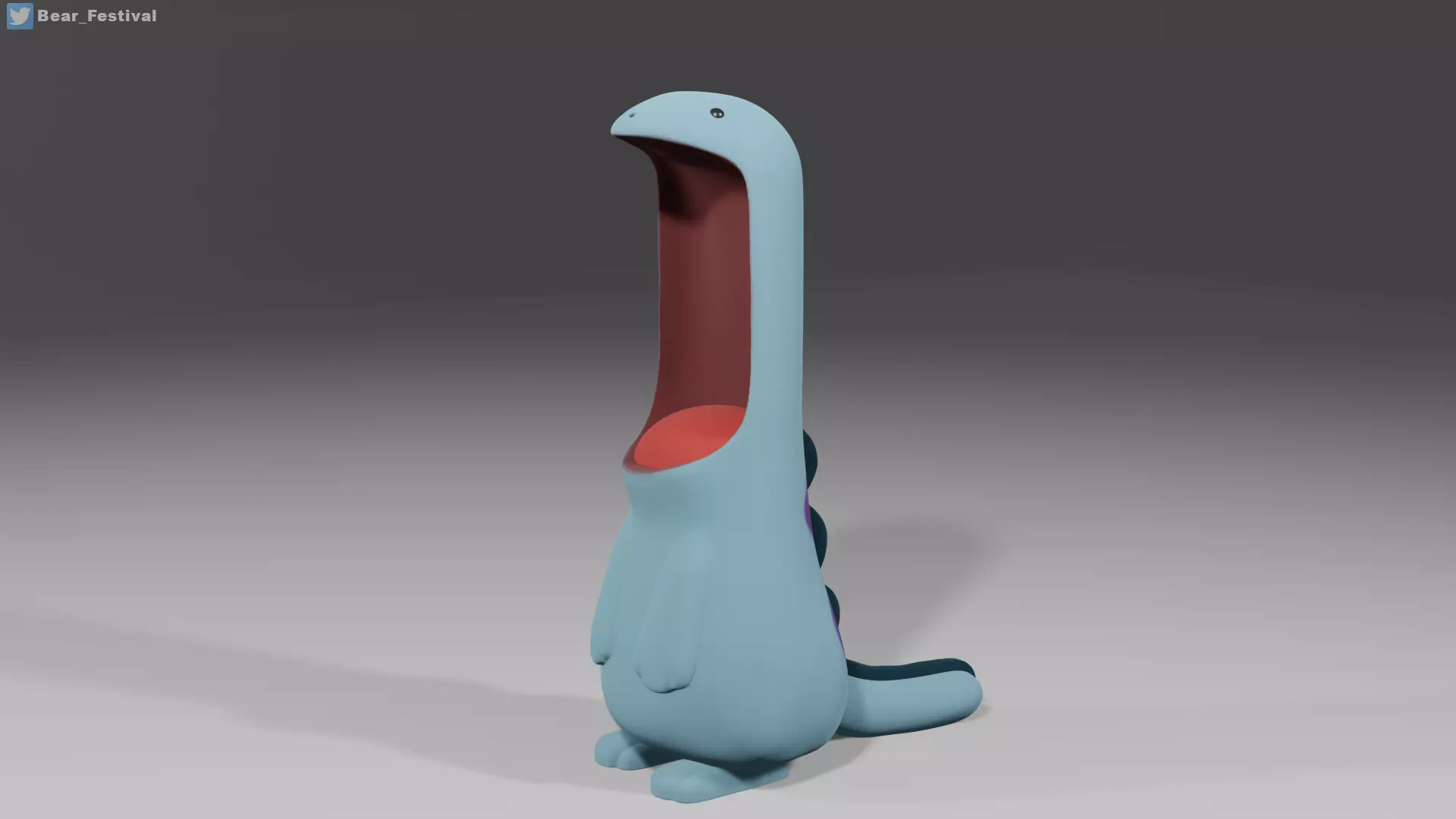 LONG QUAGSIRE 3D print model_0