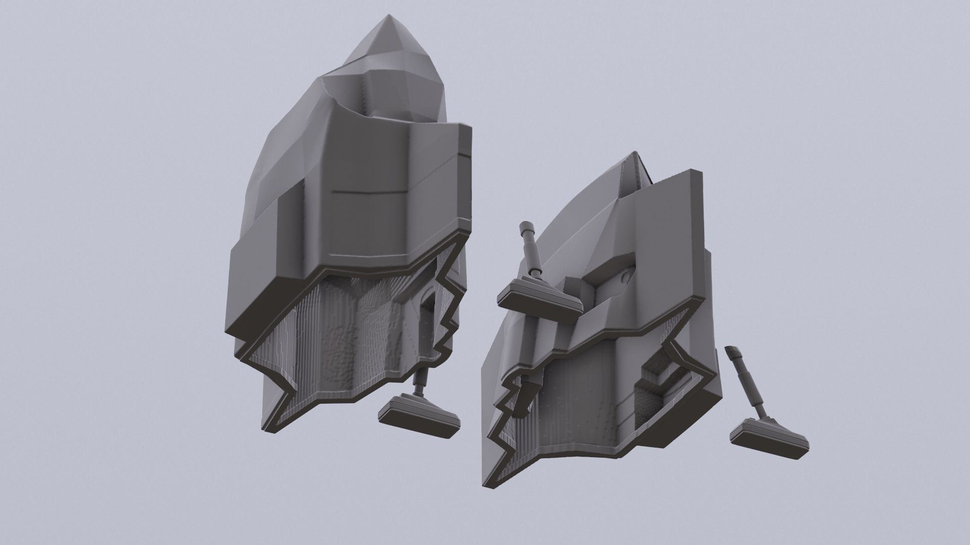 Visitors starships transport tanker pack Printable 3D print model_20