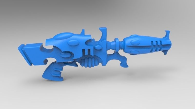 Evil Space Elf - Kab Footman or Scourge Set 3D print model_43