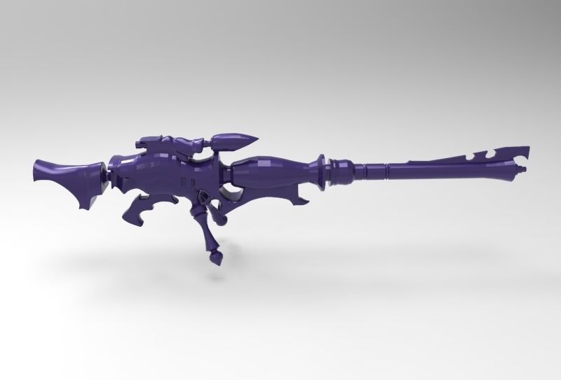 Evil Space Elf - Kab Footman or Scourge Set 3D print model_50