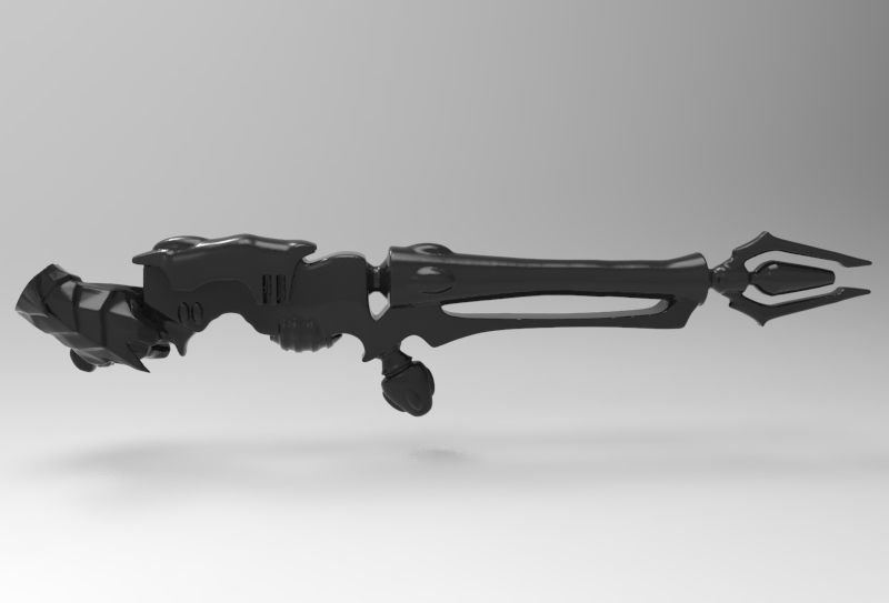 Evil Space Elf - Kab Footman or Scourge Set 3D print model_52