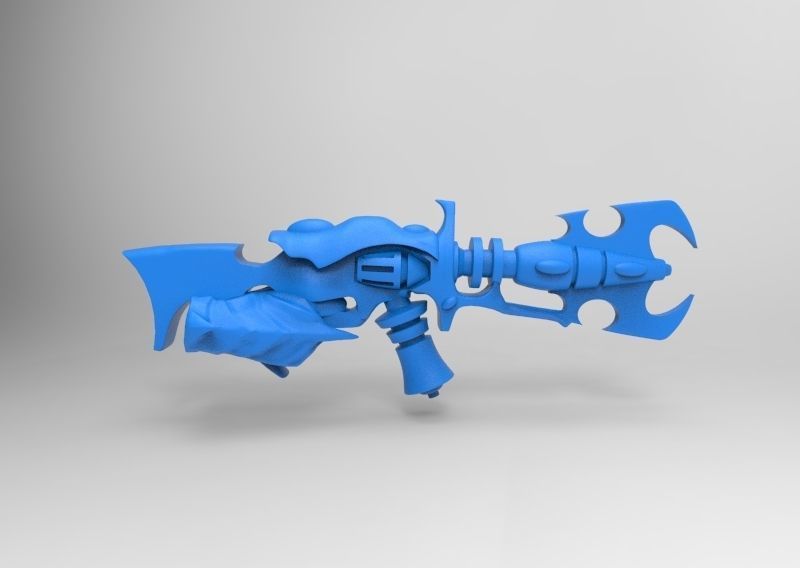 Evil Space Elf - Kab Footman or Scourge Set 3D print model_40