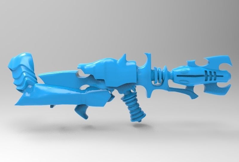 Evil Space Elf - Kab Footman or Scourge Set 3D print model_37
