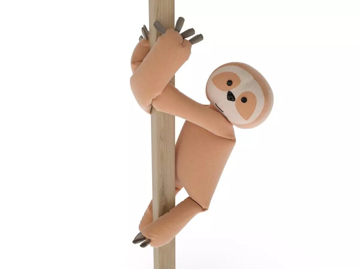 stuffed toy - Sloth 3D model_0