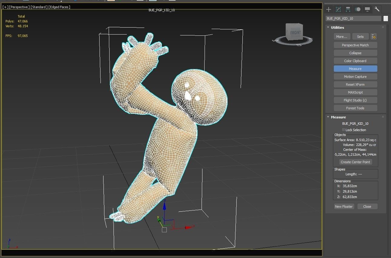 stuffed toy - Sloth 3D model_6