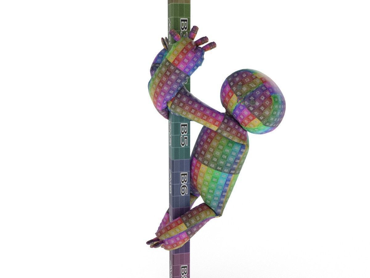 stuffed toy - Sloth 3D model_7