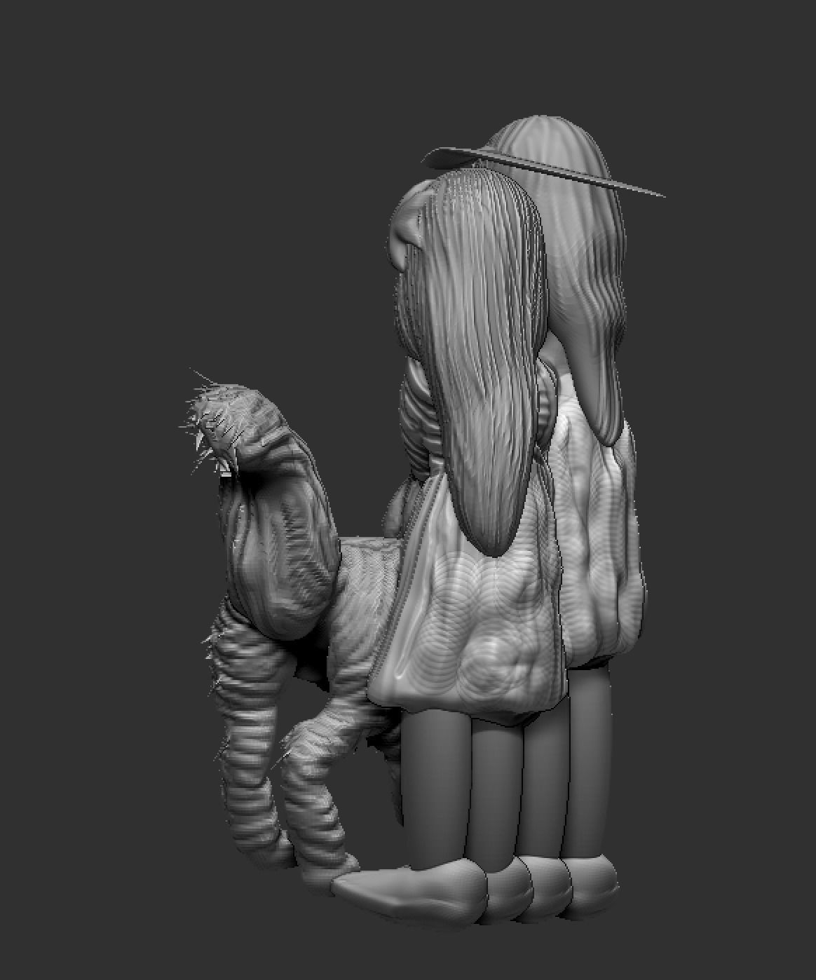 GIRLS WITH DOGE PRINTING MODEL 3D print model_4