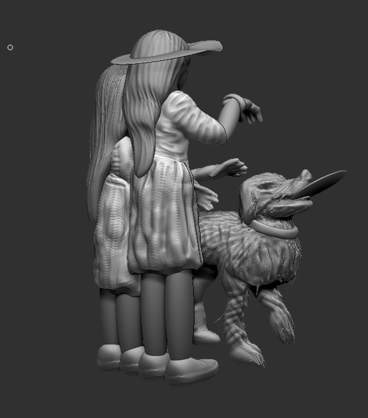 GIRLS WITH DOGE PRINTING MODEL 3D print model_5