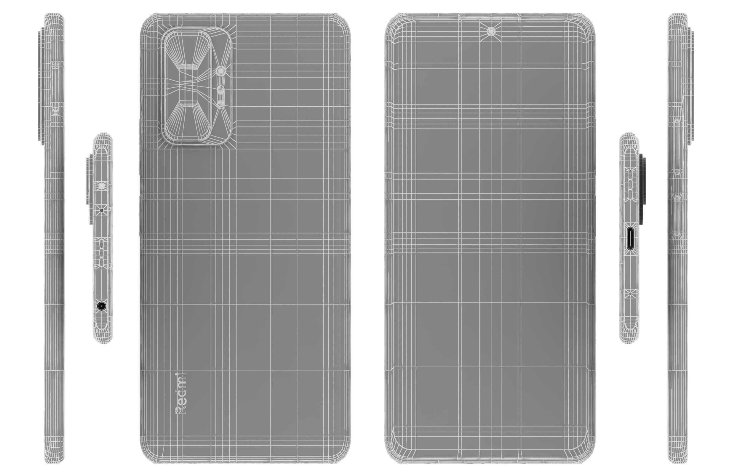 Xiaomi Redmi Note 10 Pro Dark Night 3D model_16