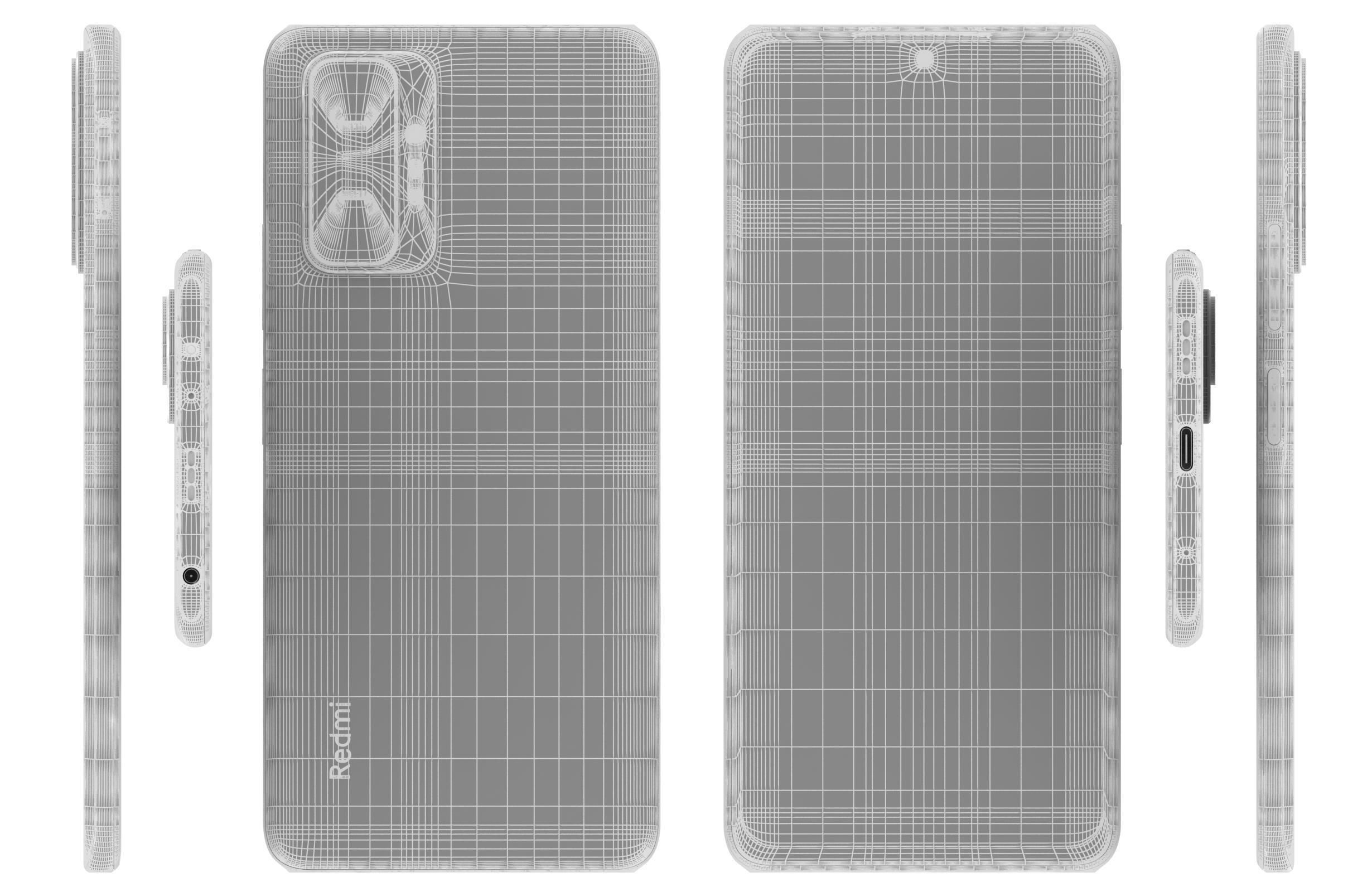 Xiaomi Redmi Note 10 Pro All Colors 3D model_26