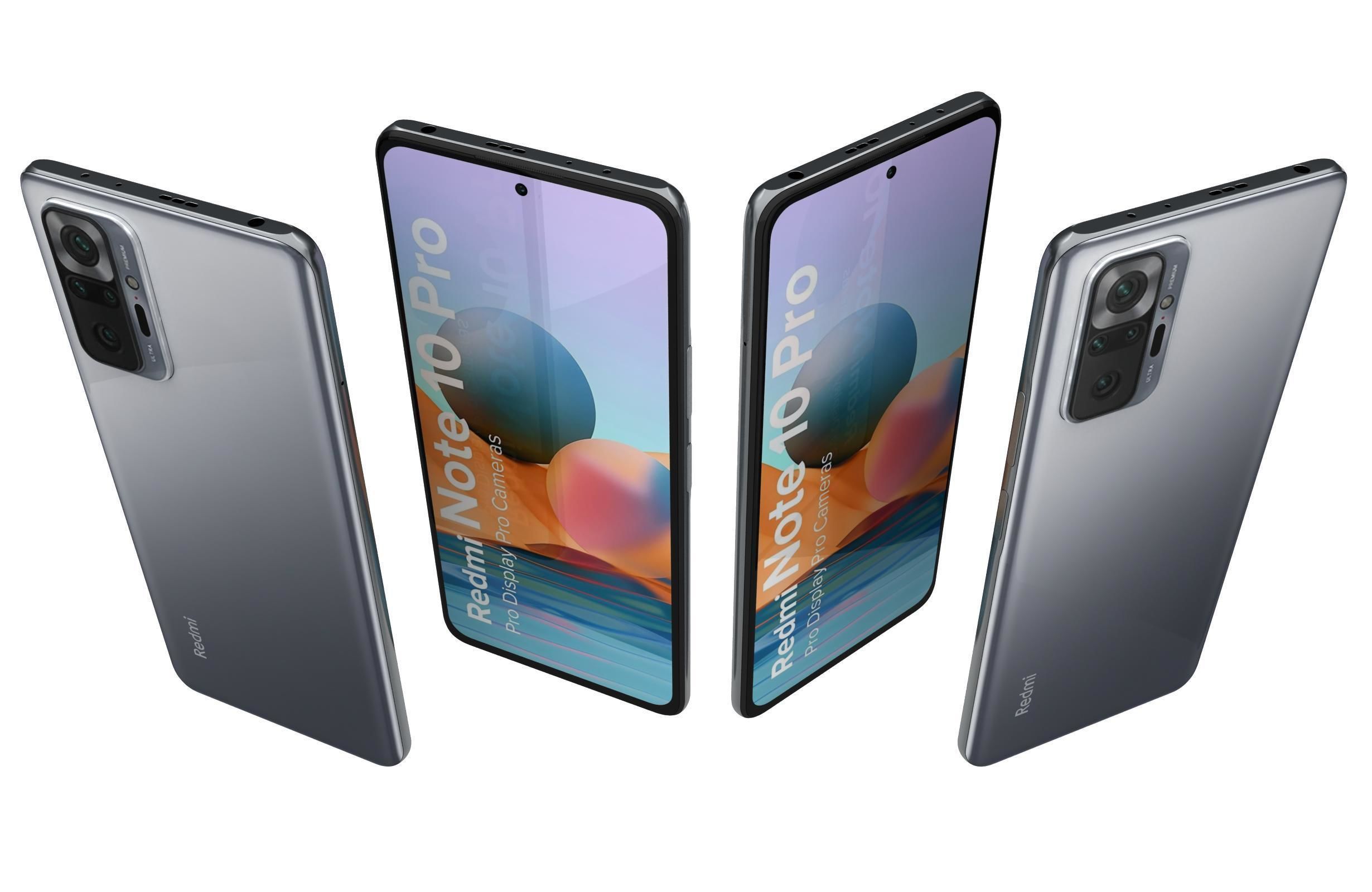 Xiaomi Redmi Note 10 Pro All Colors 3D model_7