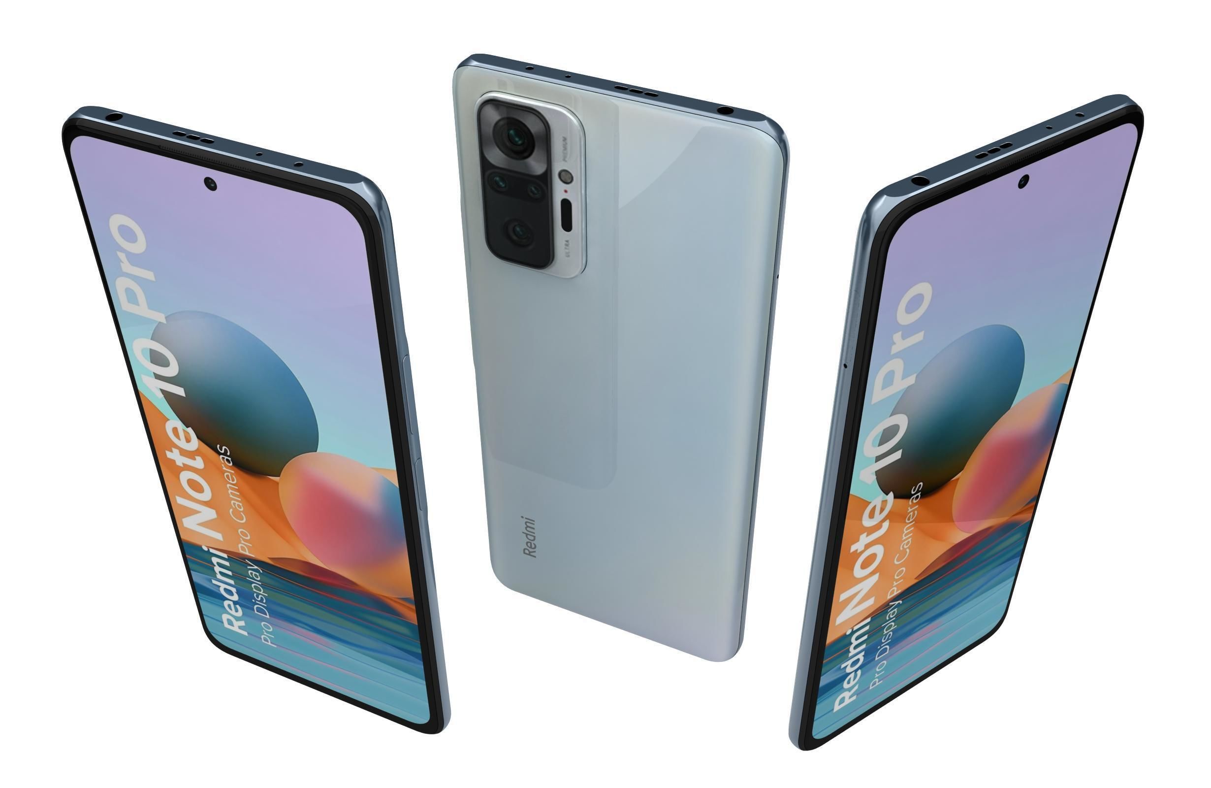 Xiaomi Redmi Note 10 Pro All Colors 3D model_8