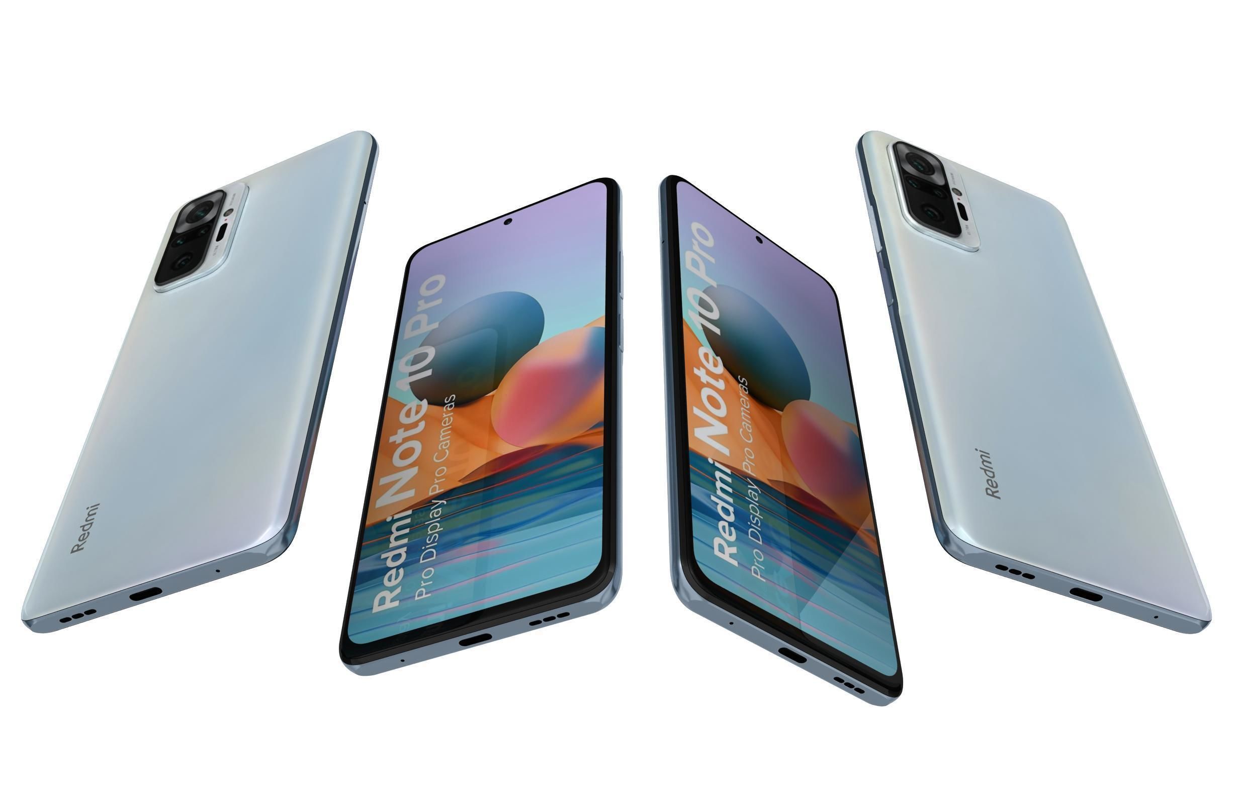Xiaomi Redmi Note 10 Pro All Colors 3D model_11