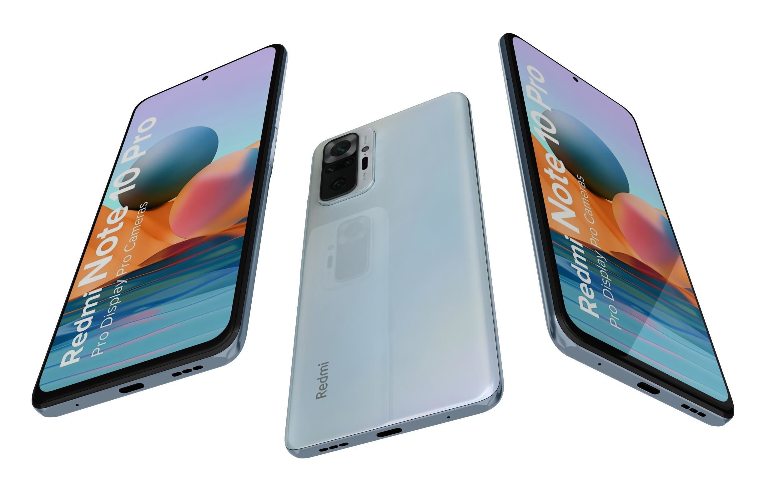 Xiaomi Redmi Note 10 Pro All Colors 3D model_9