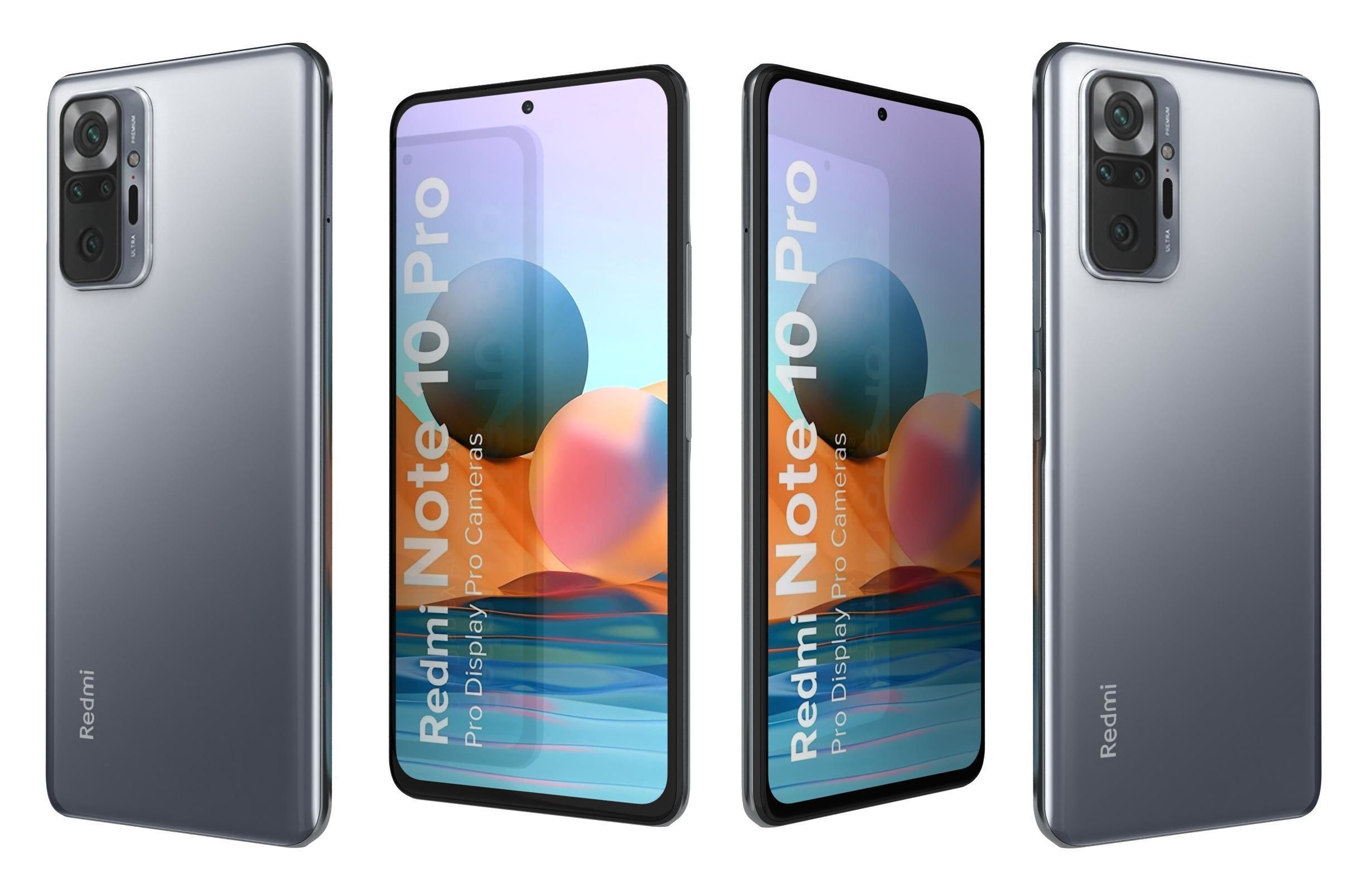 Xiaomi Redmi Note 10 Pro All Colors 3D model_4