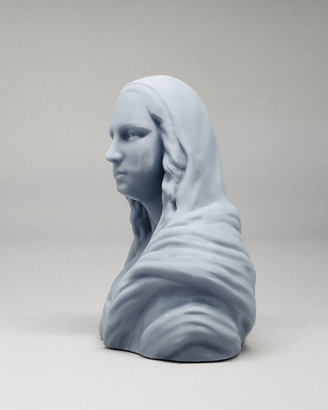 Mona Lisa 3D print model 3D print model_9