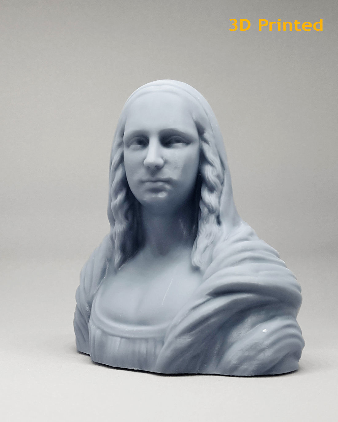 Mona Lisa 3D print model 3D print model_7