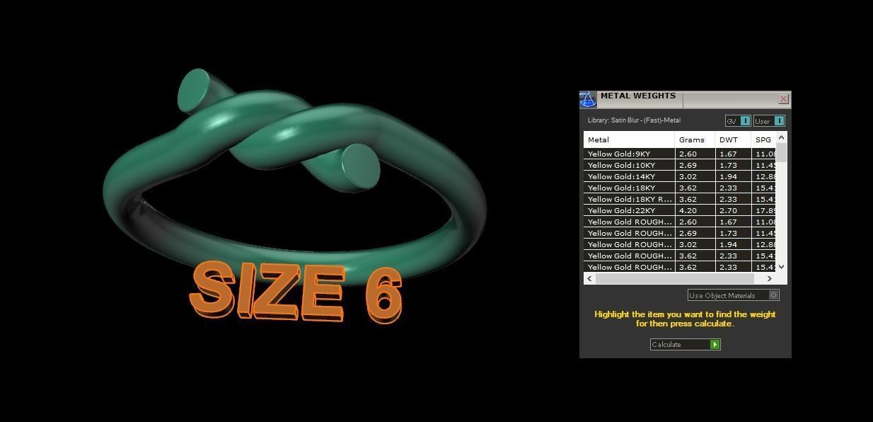 Simple Rope Knot Band Ring 3D print model_13