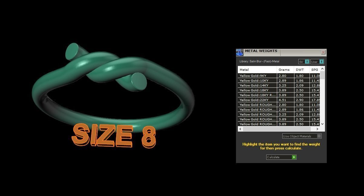 Simple Rope Knot Band Ring 3D print model_15