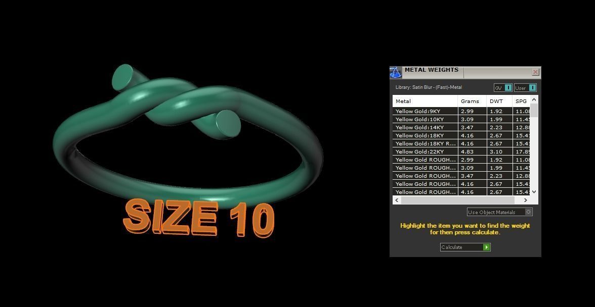 Simple Rope Knot Band Ring 3D print model_17