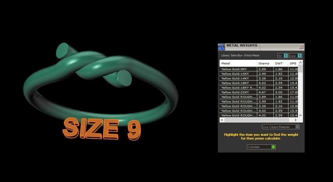 Simple Rope Knot Band Ring 3D print model_16