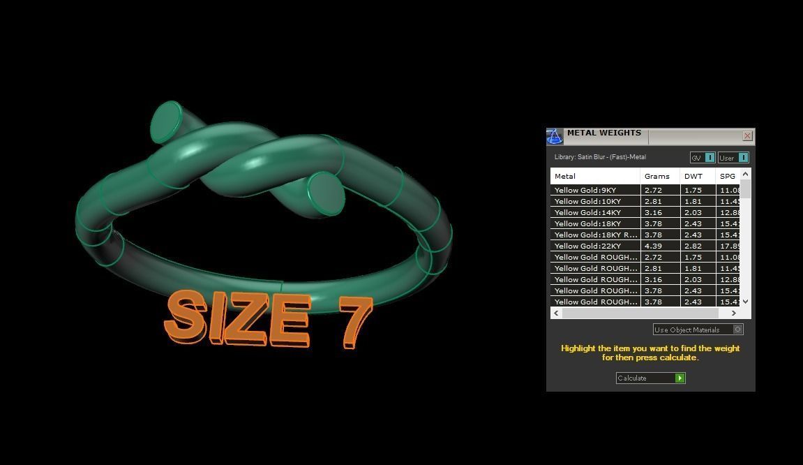 Simple Rope Knot Band Ring 3D print model_14