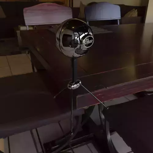 Blue Snowball Microphone model- Hard Surface Modeeling
