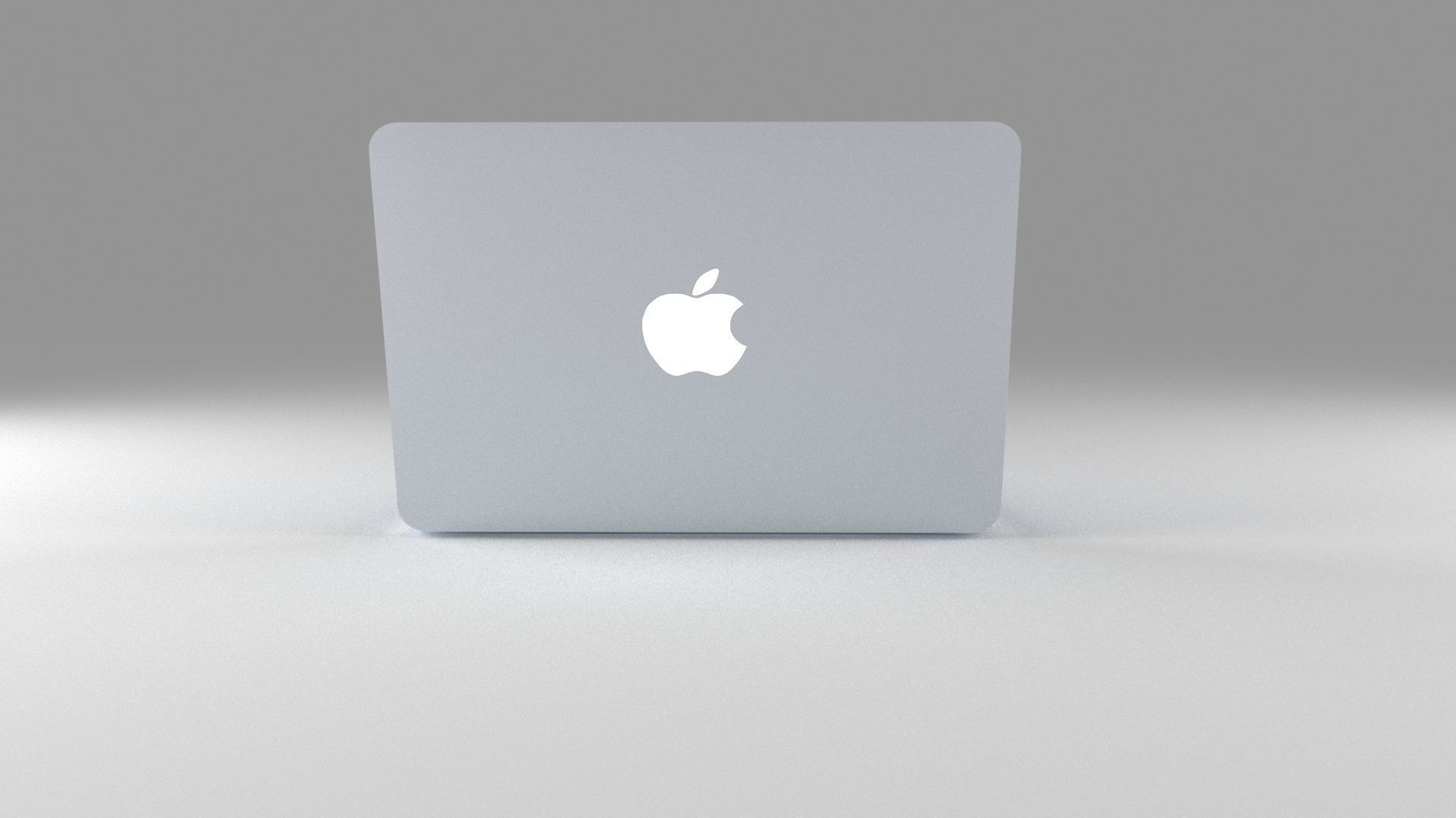 Mac Book Air Free 3D model_2
