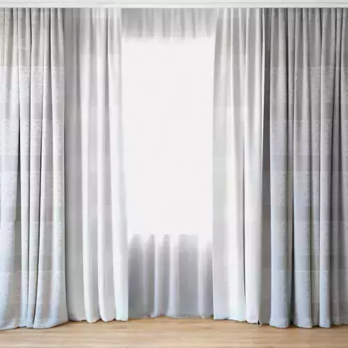 Curtains 14 Canvas curtains and tulle