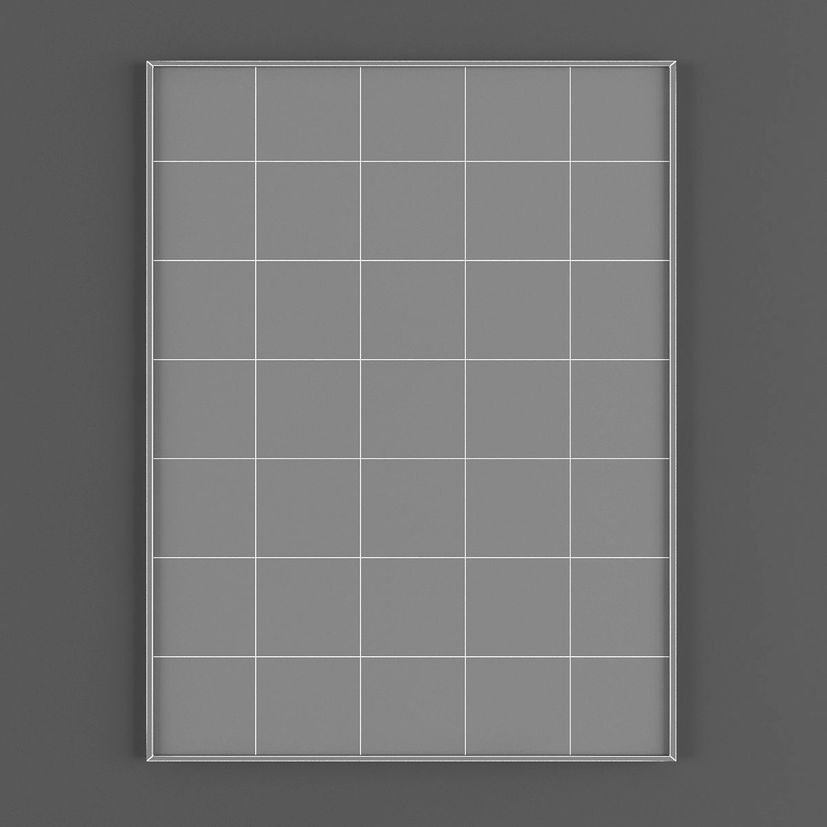 Pictures853 abstract framed art Low-poly 3D model_3