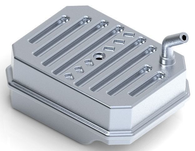 Car Fuel Tank 3D print model_1