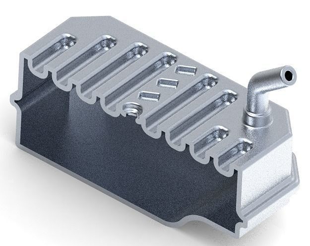 Car Fuel Tank 3D print model_2