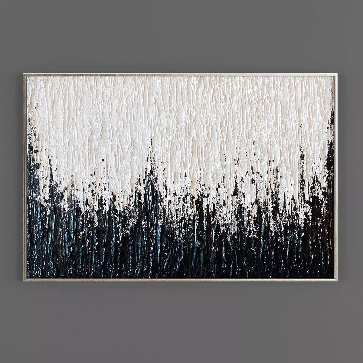 Pictures855 abstract painting hanging on wall Low-poly 3D model_0