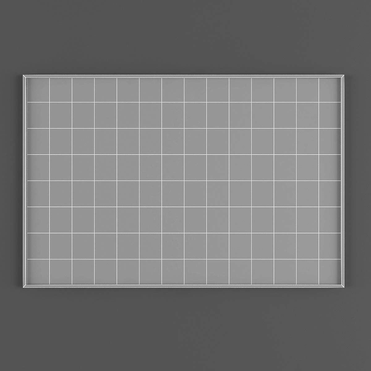 Pictures856 gold abstract painting Low-poly 3D model_3