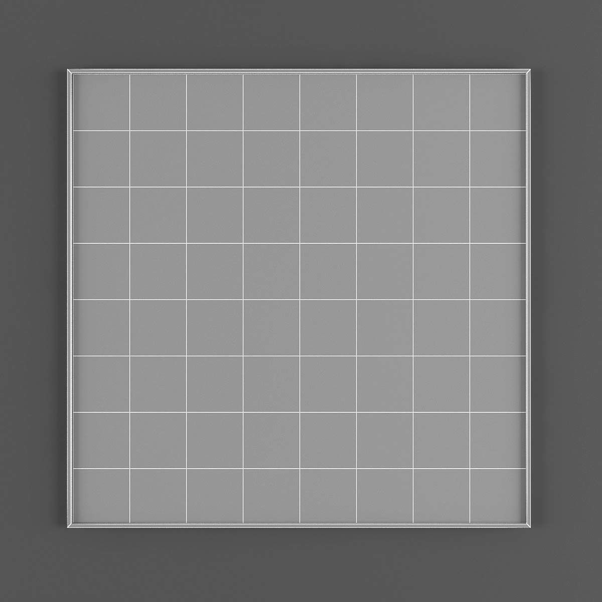 Pictures856 gold abstract painting Low-poly 3D model_4