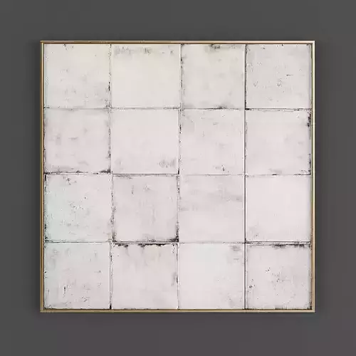 Pictures857 squares wall art Low-poly 3D model